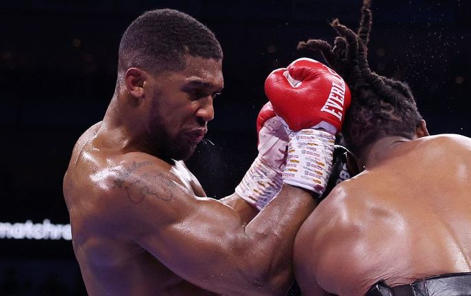 Jermaine Franklin was unanimously defeated by Anthony Joshua