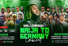 Bello Sisqo Naija to Germany Concert